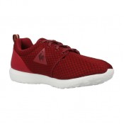 Le Coq Sportif Dynacomf W Feminine Mesh Rouge Chaussures Baskets Basses Femme Pas Chère